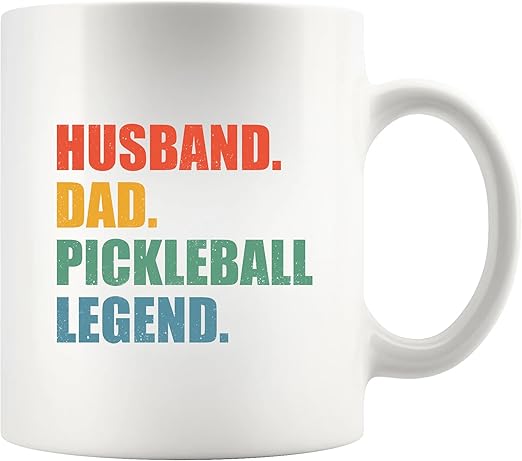 Husband Dad Pickleball Legend Mug